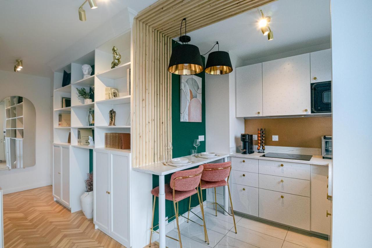 The Green Home - Quiet And Fully Equipped High-End Studio With Parking Courcouronnes Eksteriør bilde