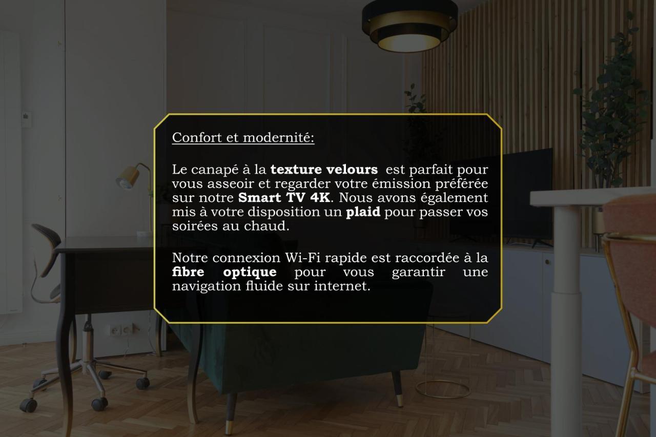 The Green Home - Quiet And Fully Equipped High-End Studio With Parking Courcouronnes Eksteriør bilde